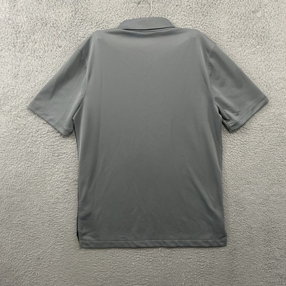 Ohio State Buckeyes Shirt Mens Medium Gray Short Sleeve Polo Nike Dri Fit Adult - Picture 3 of 10